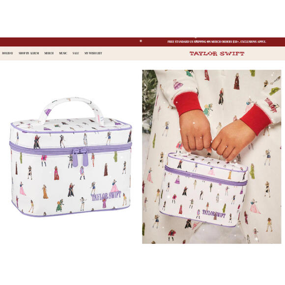 Taylor Swift Eras Tour Cosmetic Case - NEW - Picture 3 of 6